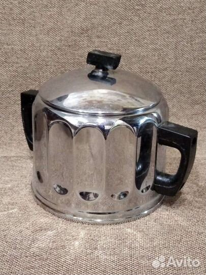 Сахарница ссср. Новая. Мельхиор