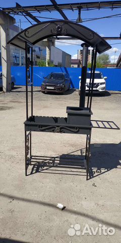 Мангал с крышей