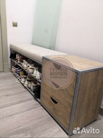 Банкетка в стиле loft