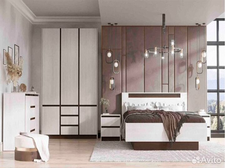 Бостон Кровать 1600 анкор светлый (без ортопеда)