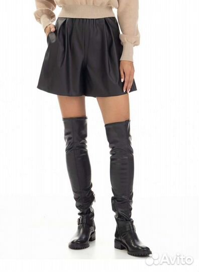 Юбка шорты эко кожа