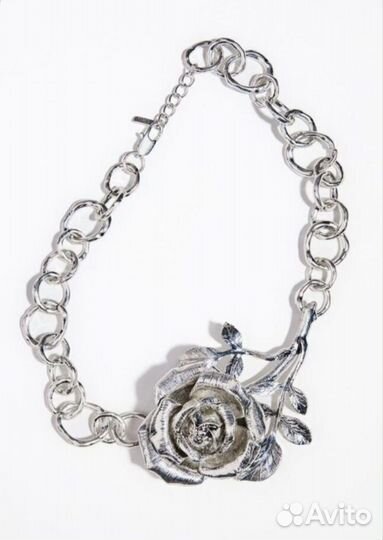Чокер ожерелье с розой Zara