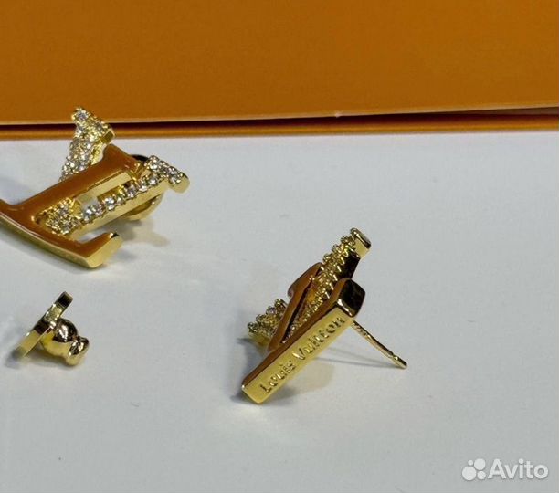 Серьги louis vuitton