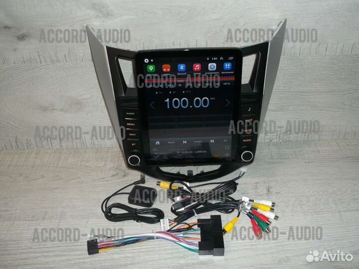 Магнитола Hyundai Solaris Android в стиле Tesla