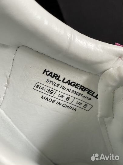 Кеды кроссовки женские Karl Lagerfeld 38,5-39