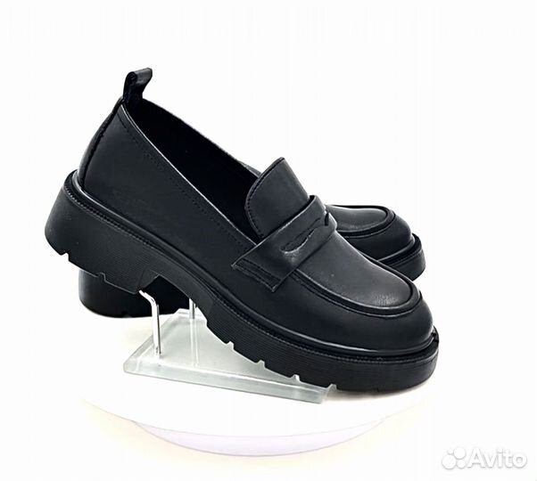 Туфли Женские Лоферы, Натуральная Кожа,Bonavi