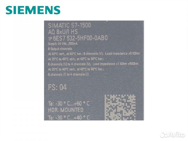 Модуль вывода Siemens 6ES7532-5HF00-0AB0