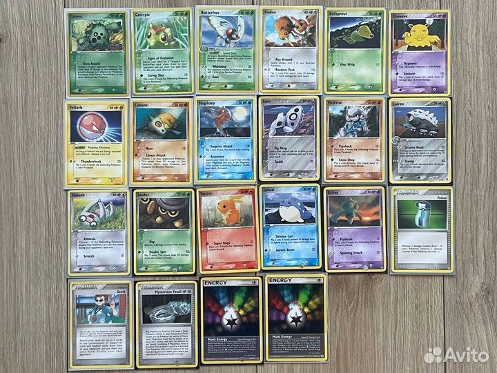 Карточки Покемон 3-е поколение