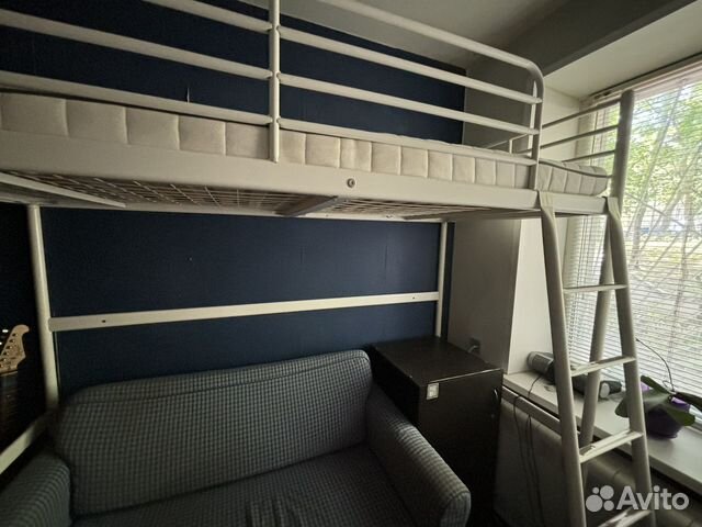 Двухъярусная кровать IKEA металлическая бу купить в Москве | Товары для ...