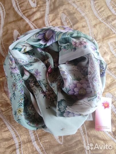 Павловопосадский платок шелк