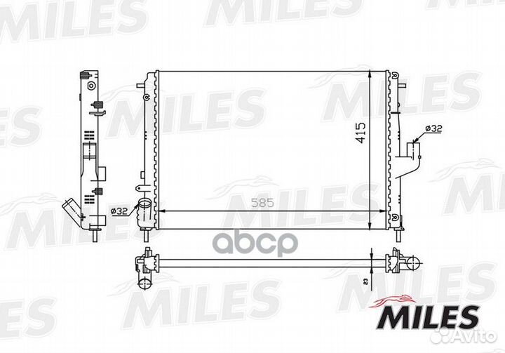 Радиатор, охлаждение двигателя