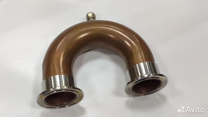 Медный отвод кламп 1,5 дюйма 180 градусов