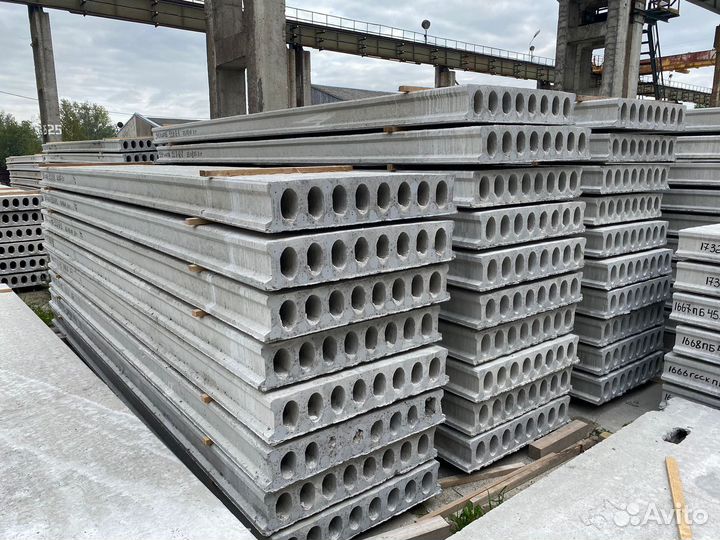Плиты перекрытий пустотные пб