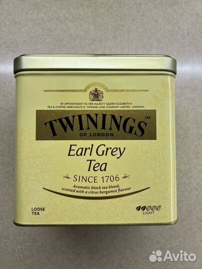 Twinings чай черный, черный с бергамотом