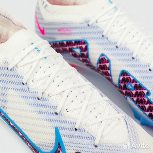 Бутсы Nike Air Zoom Mercurial Vapor XV Elite FG Wmns White Blue