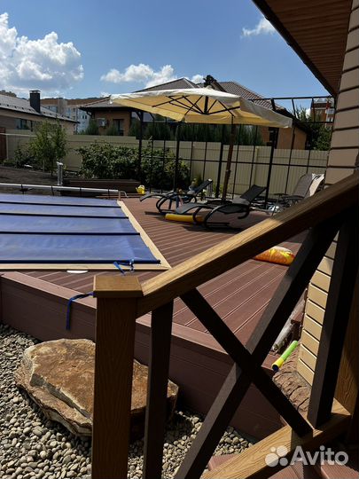 Строительство и монтаж террасной доски, перил дпк