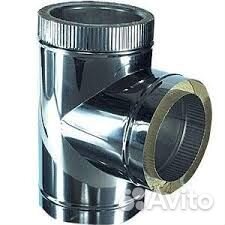 Тройник - сендвич 90 н/о (0,5мм) D200х300