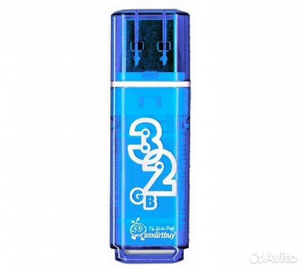 Флеш-накопитель Smartbuy Glossy series 32GB Blue