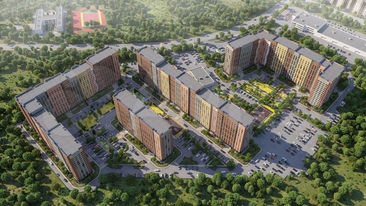 2-к. квартира, 60,3 м², 12/16 эт.