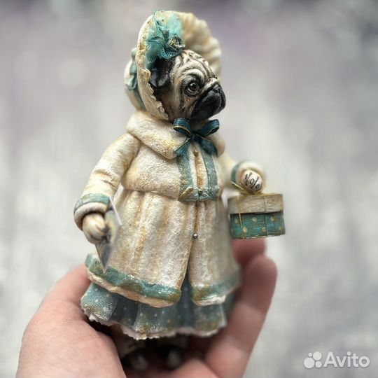 Ватные елочные игрушки