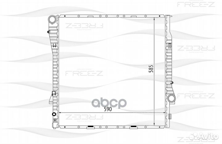 Радиатор KK0124 free-Z