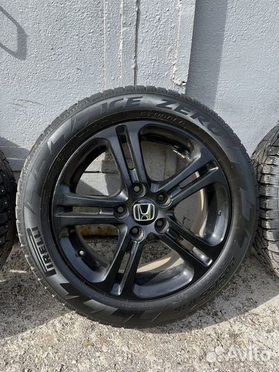 Pirelli ice zero 205/55 R16 диски оригинал Honda