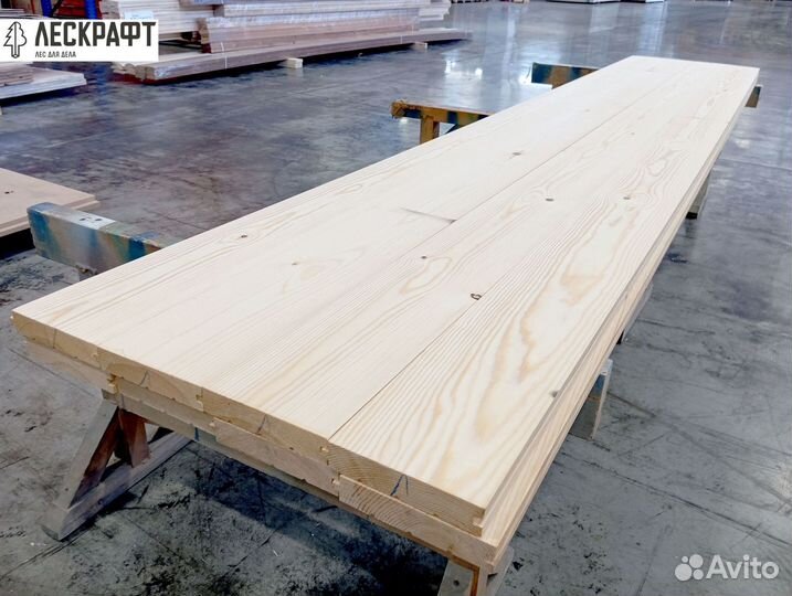 Доска пола 27*141*4000 сорт A ангарская сосна