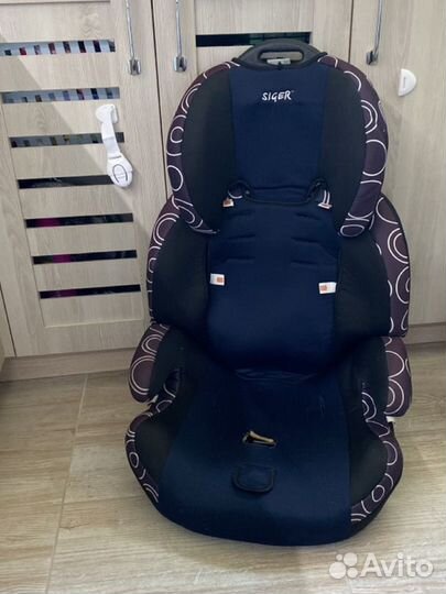 Детское автокресло от 9 до 25 кг siger