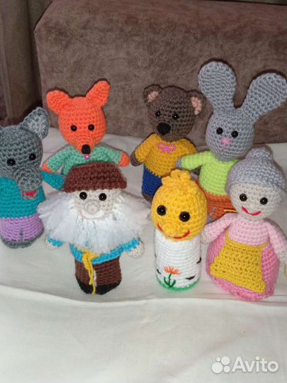 Вязаные игрушки ручной работы