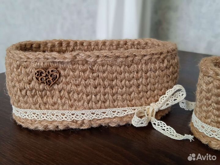 Корзины из джута