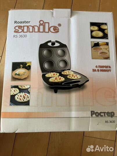 Прибор для приготовления мини-пирогов (паймейкер), ростер Smile RS 3630