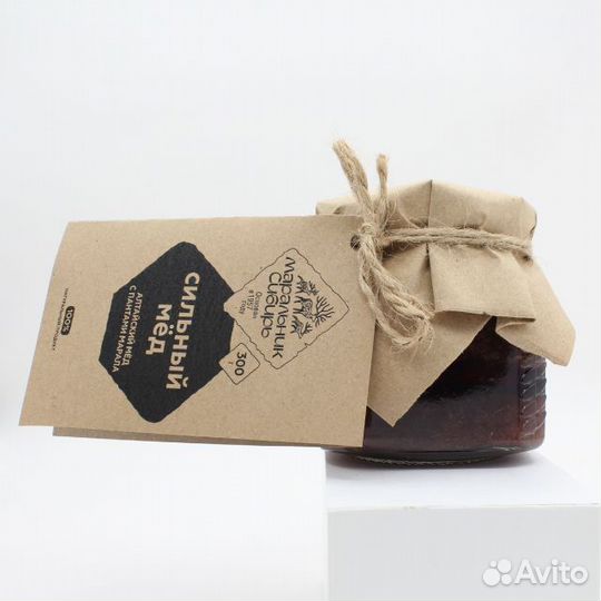 Алтайский мед с пантами марала / натуральный