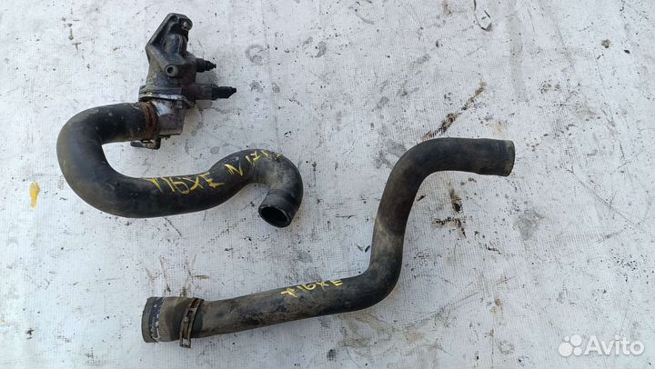 Патрубок термостата y16xe Vectra b рестайлинг