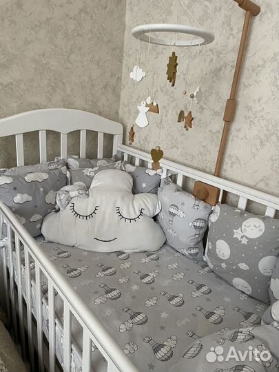 Бортики в детскую кроватку бу