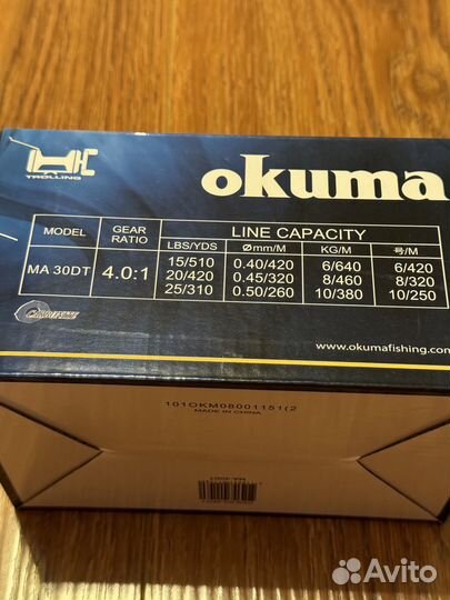 Катушка okuma New Magda MA 30DT RH