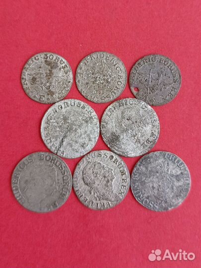 Набор серебра Пруссии (18век)