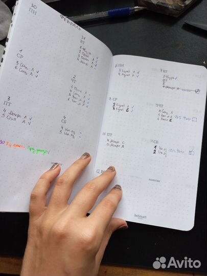 Планер блокнот тетрадь с днями недели ежедневник