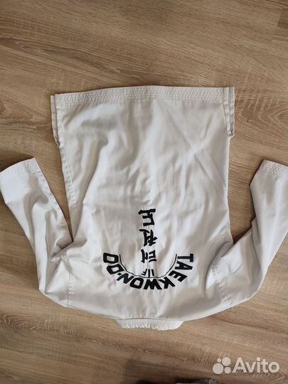 Добок для тхэквондо 140+ пояс в подарок