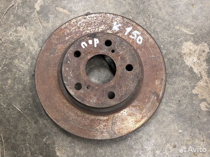 Диск тормозной передний Тойота Королла 150