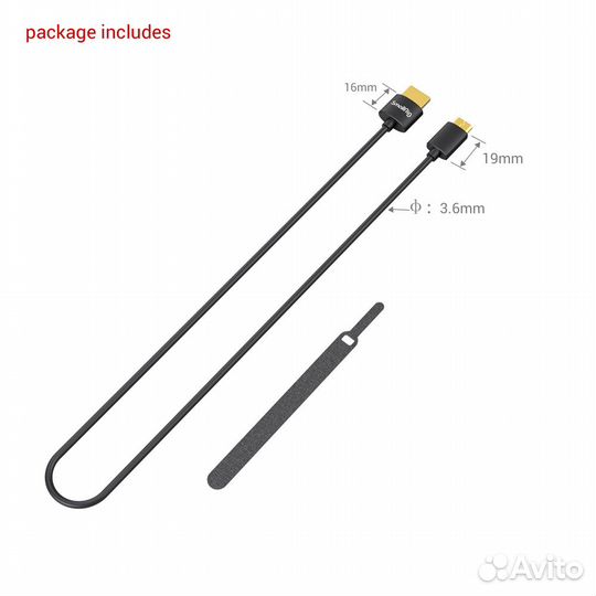 Smallrig 3041 Кабель Hdmi - Mini hdmi (C-A) 55см