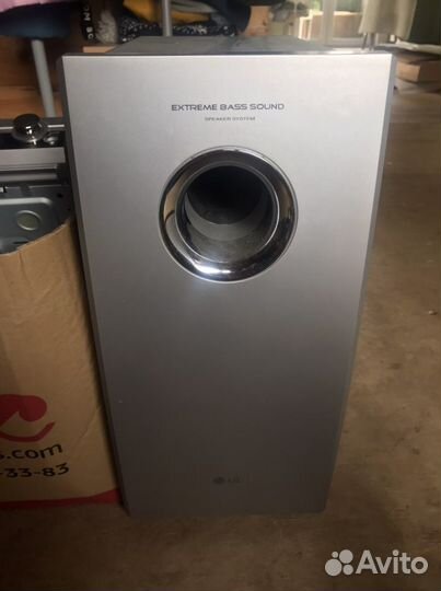 Домашняя аудиосистема колонки LG и видеоплееры