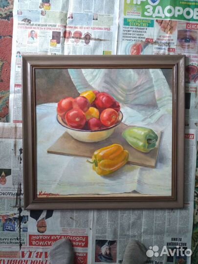 Картина маслом Урожай