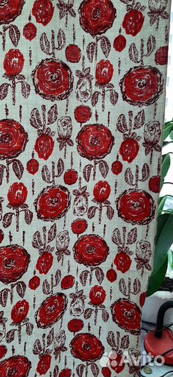 Отрез на шторы хлопок СССР новый 10,4м