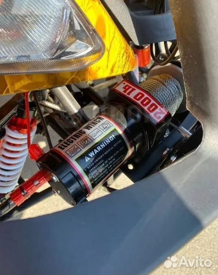 Квадроцикл Grizzly 300cc желтый кмф