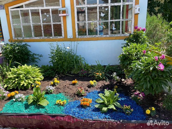 Щепа декортивная 60 л цветная