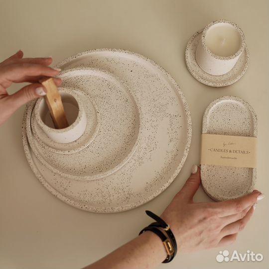 Подносы для свечей и всяких штучек