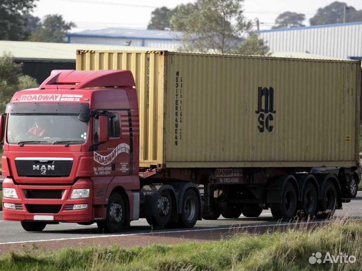 Аренда контейнеровоза. Грузоперевозки. От 10 тонн