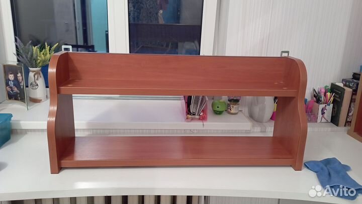 Полка настенная деревянная 100 см