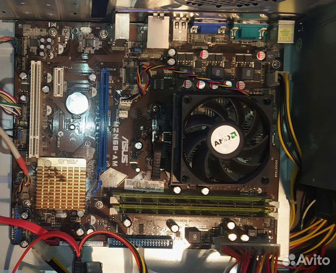 Комплект мать проц память