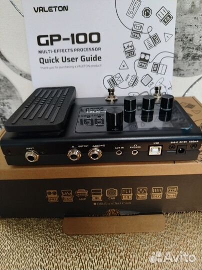 Напольный гитарный процессор эффектов Valeton
